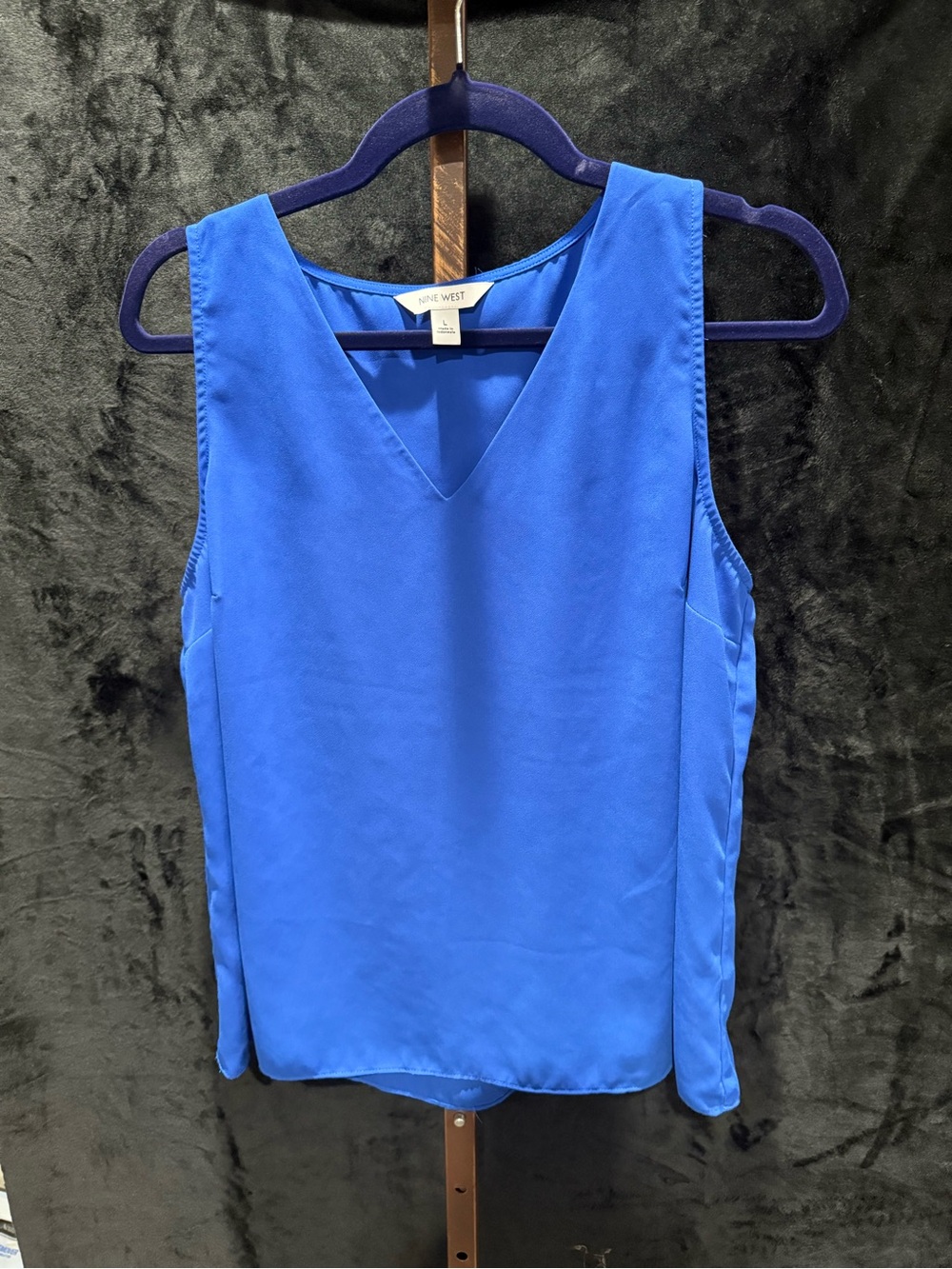 Nine West Cobalt V-Neck Sleeveless Camisole